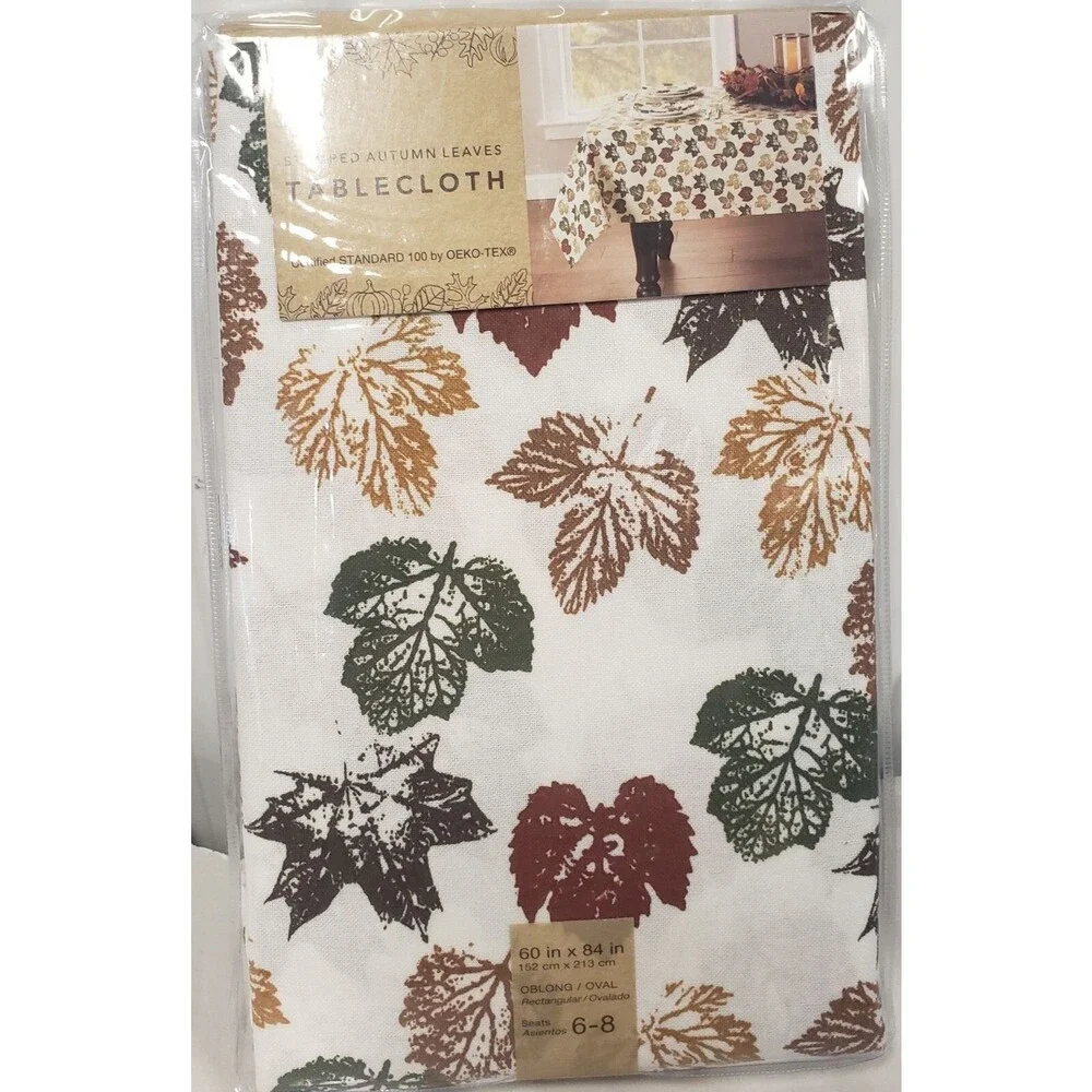 Printed Fabric Tablecloth,60